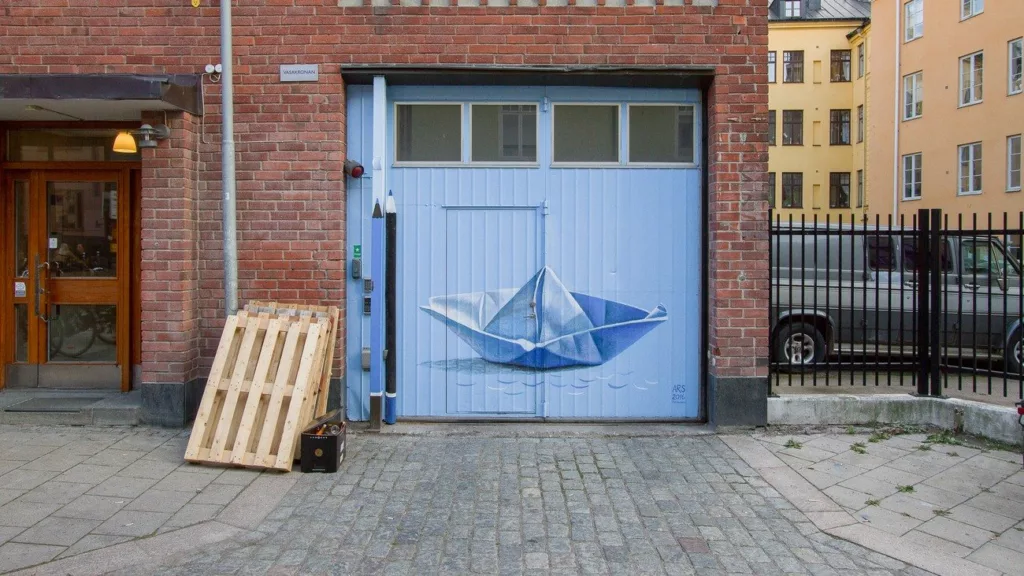 "Boat on Fyrisån" Olga Palchevskaya Smedsgränd 3
