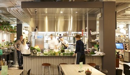 Vallgatan 12:s restaurang på övervåningen