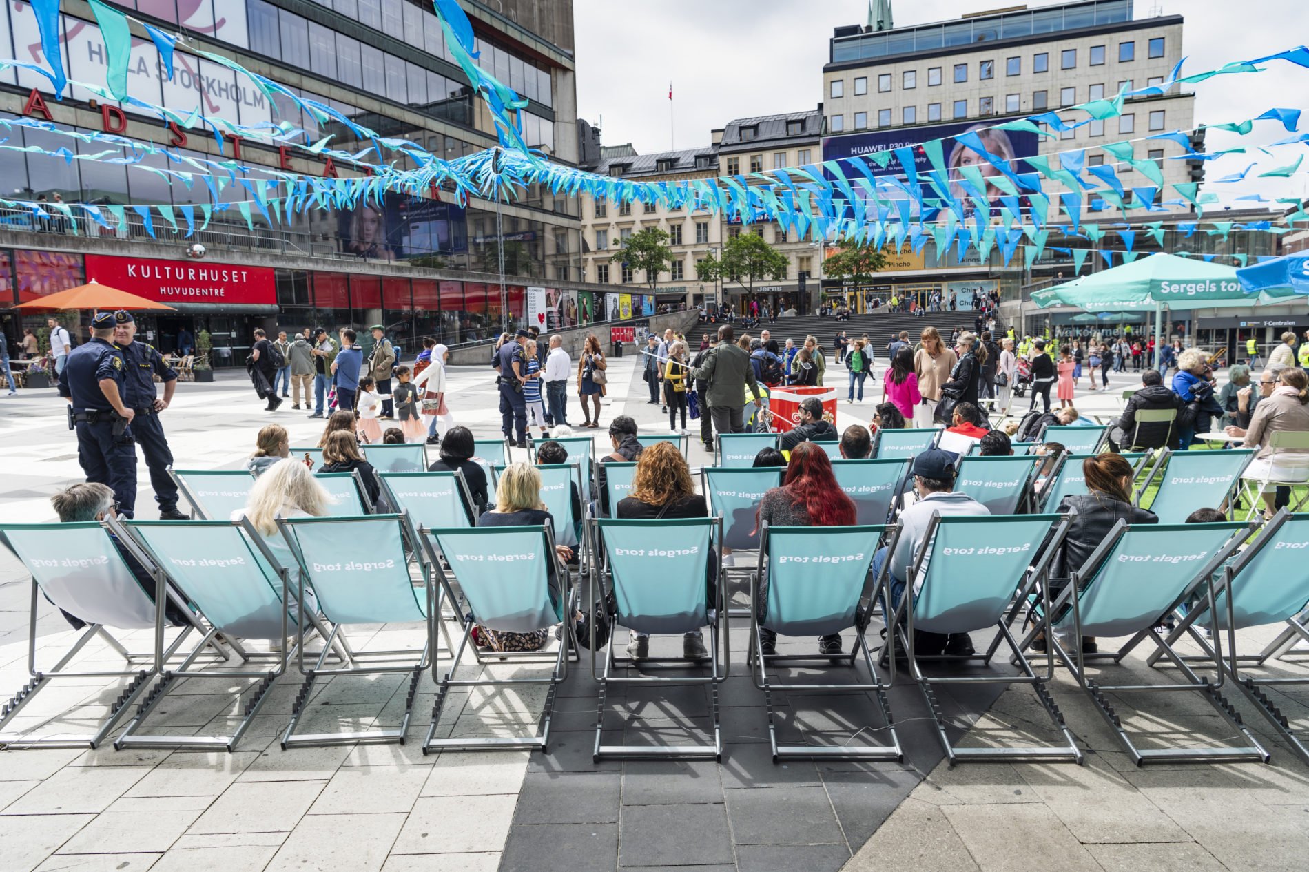 Sommar på Sergels torg