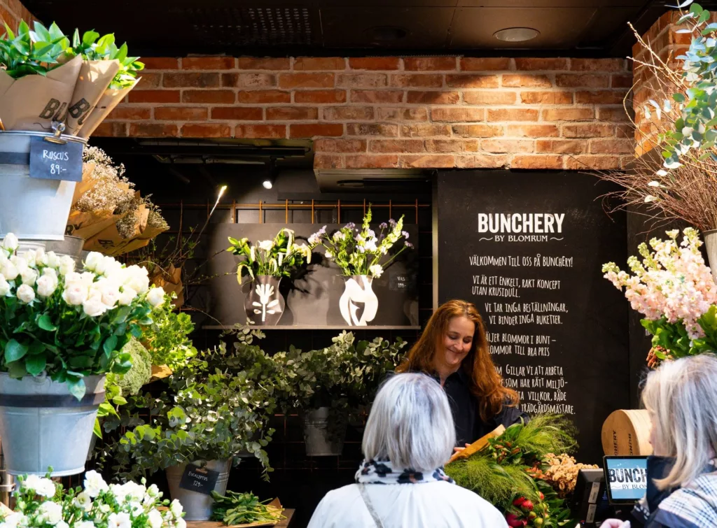 Översiktsvy över butiken Bunchery i Nordstan