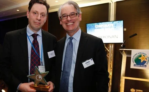 Jonas Rosengren, Vasakronan och Sean Kidney, Co-founder och CEO, Climate Bonds Initiative